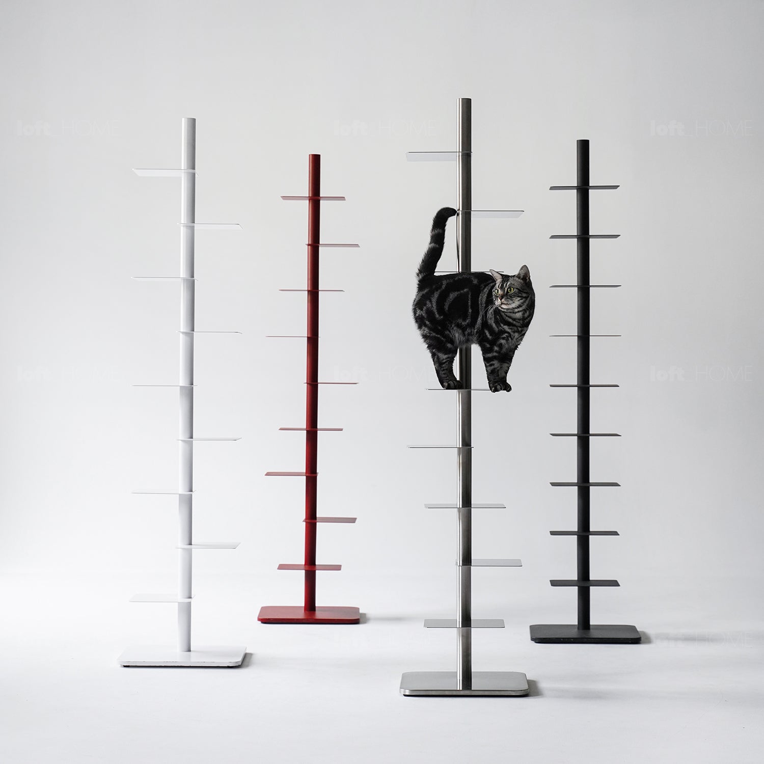 Revolving Design Bauhaus Steel Revolving Bookshelf STACK – LOFT HOME