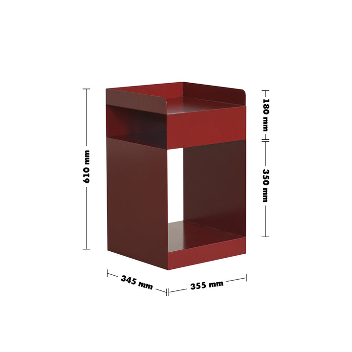 Bauhaus Steel Side Table RUBIK