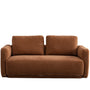 Modern Boucle Fabric 2 Seater Sofa RUSTY