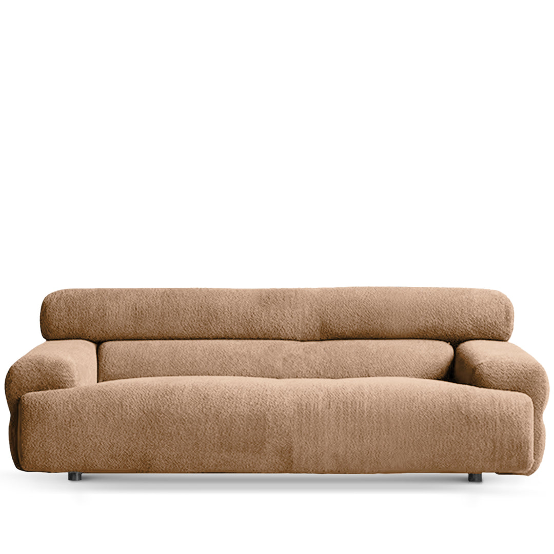 Modern boucle fabric 3 seater sofa sleepo detail 14.