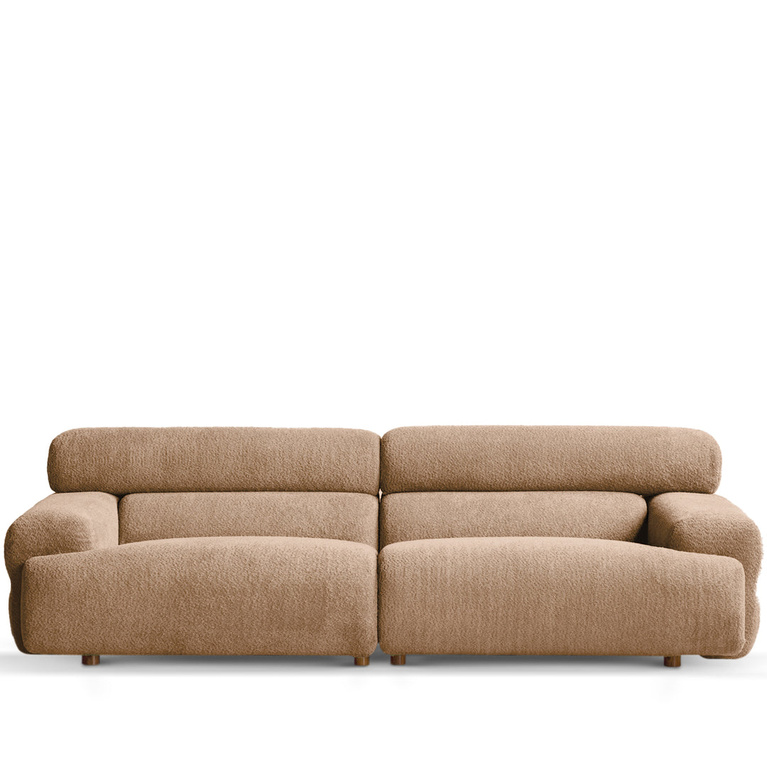 Modern boucle fabric 3 seater sofa sleepo detail 17.