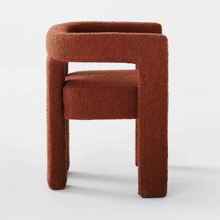 Modern Boucle Fabric Dining Chair SIENNA