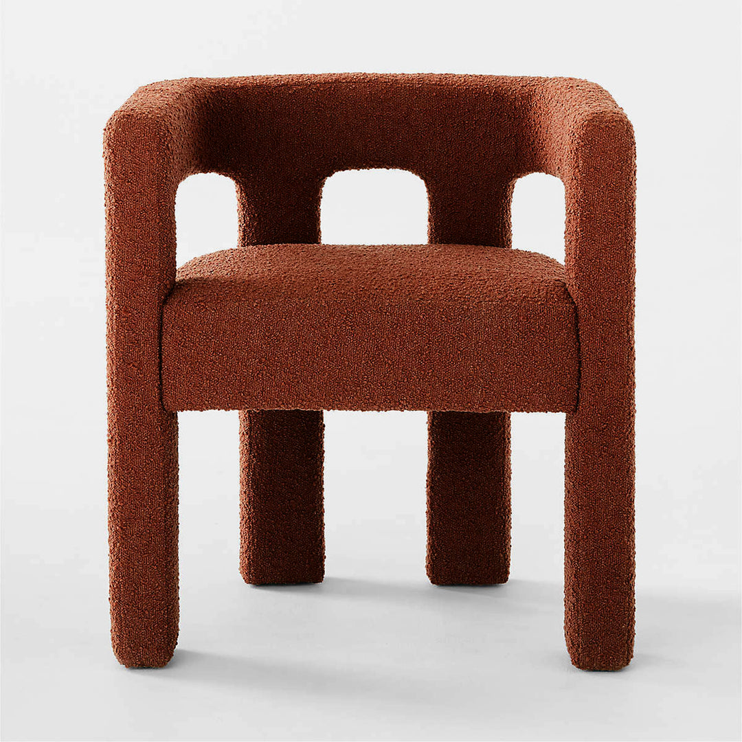 Modern Boucle Fabric Dining Chair SIENNA