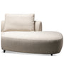 Cream Boucle Fabric Modular Chaise 2 Seater Sofa SERENE