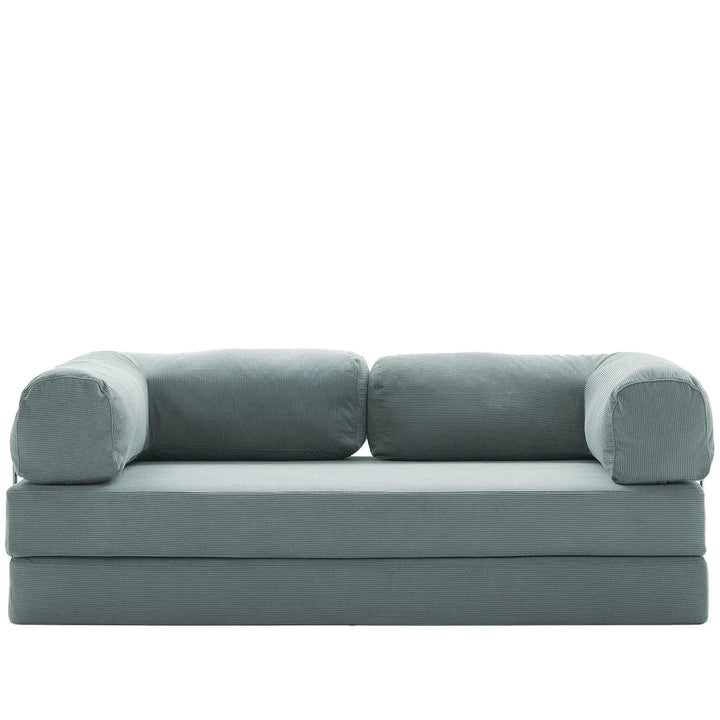 Modern corduroy fabric 4.5 seater sofa bed squeeze detail 12.