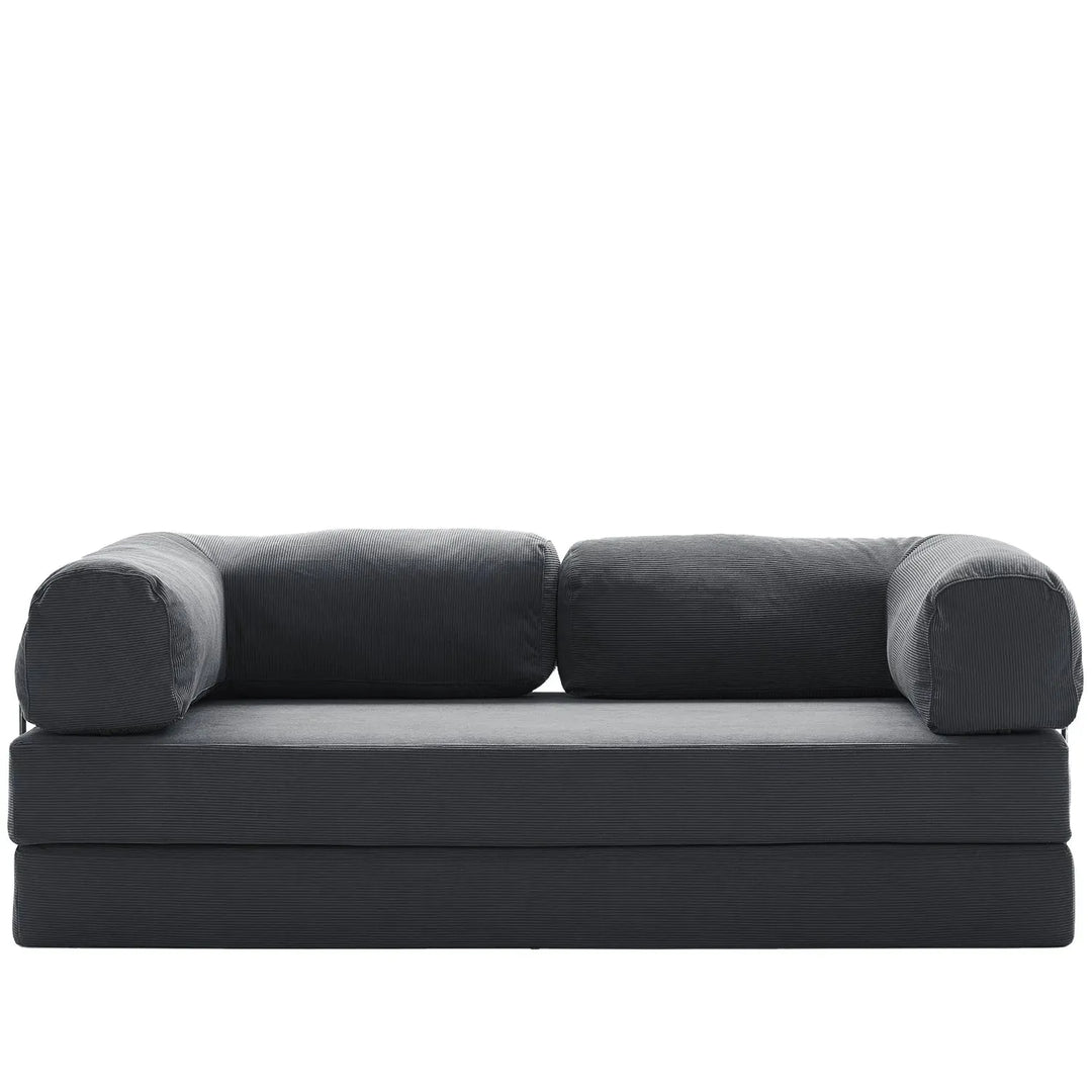 Modern corduroy fabric 4.5 seater sofa bed squeeze detail 26.