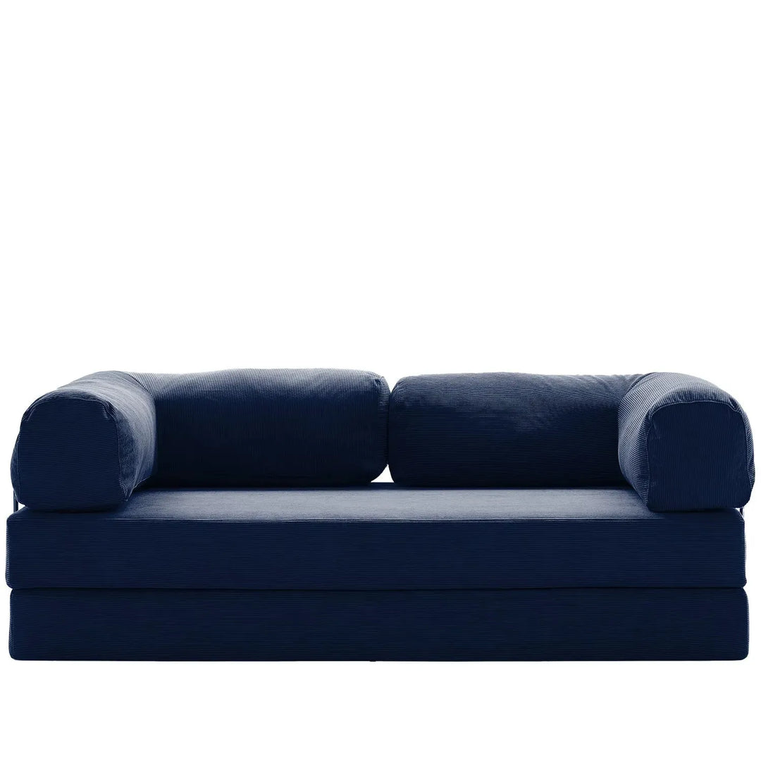 Modern corduroy fabric 4.5 seater sofa bed squeeze detail 28.