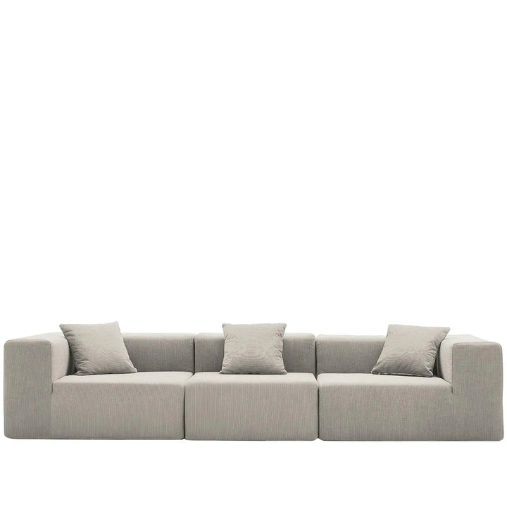 Modern corduroy fabric 4.5 seater sofa compress detail 8.