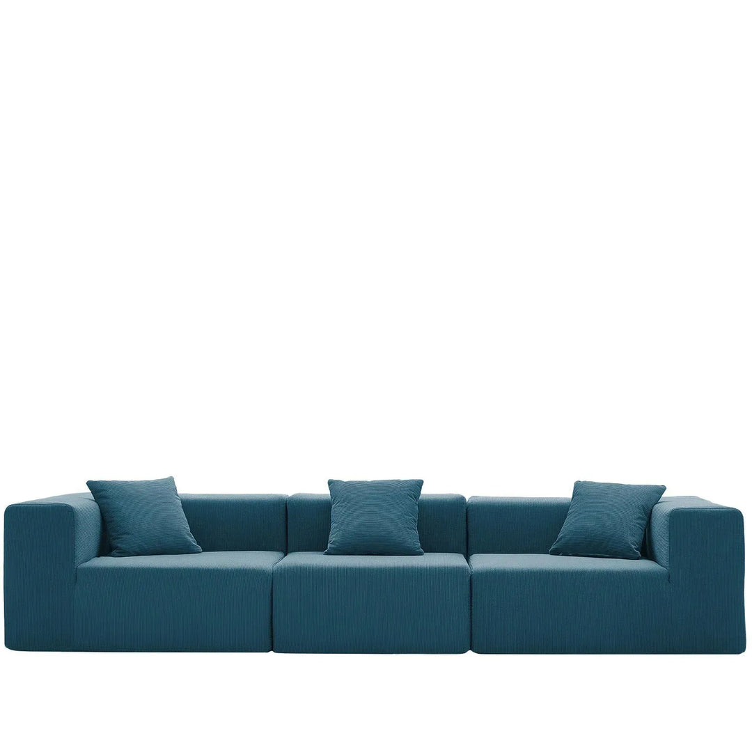 Modern corduroy fabric 4.5 seater sofa compress detail 15.