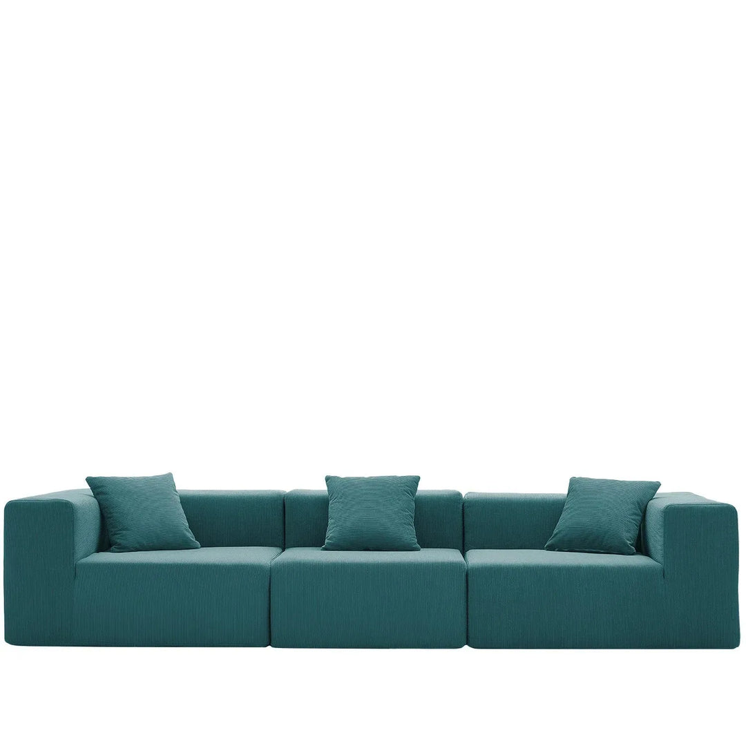 Modern corduroy fabric 4.5 seater sofa compress detail 16.