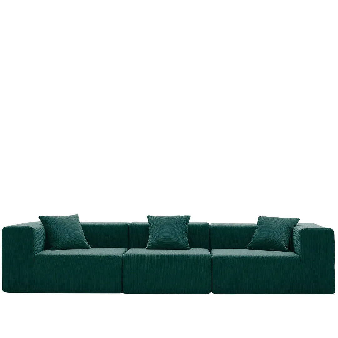 Modern corduroy fabric 4.5 seater sofa compress detail 17.