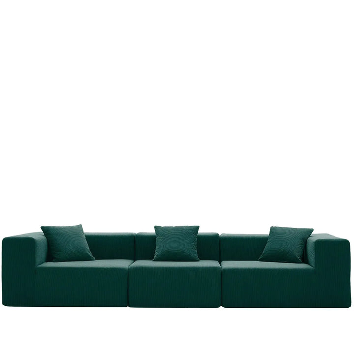 Modern corduroy fabric 4.5 seater sofa compress detail 17.