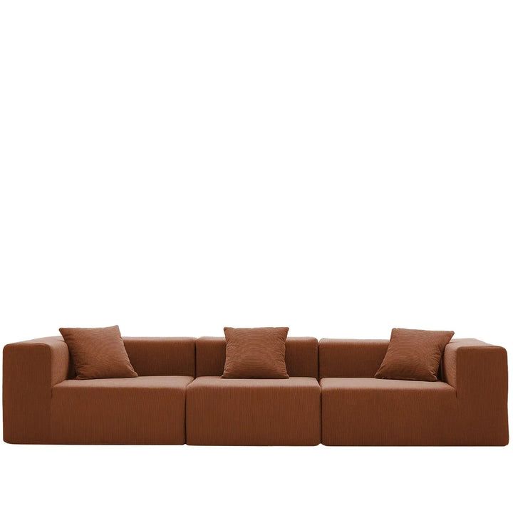 Modern corduroy fabric 4.5 seater sofa compress detail 22.