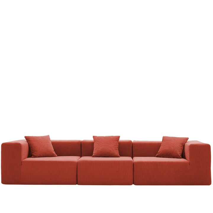 Modern corduroy fabric 4.5 seater sofa compress detail 23.