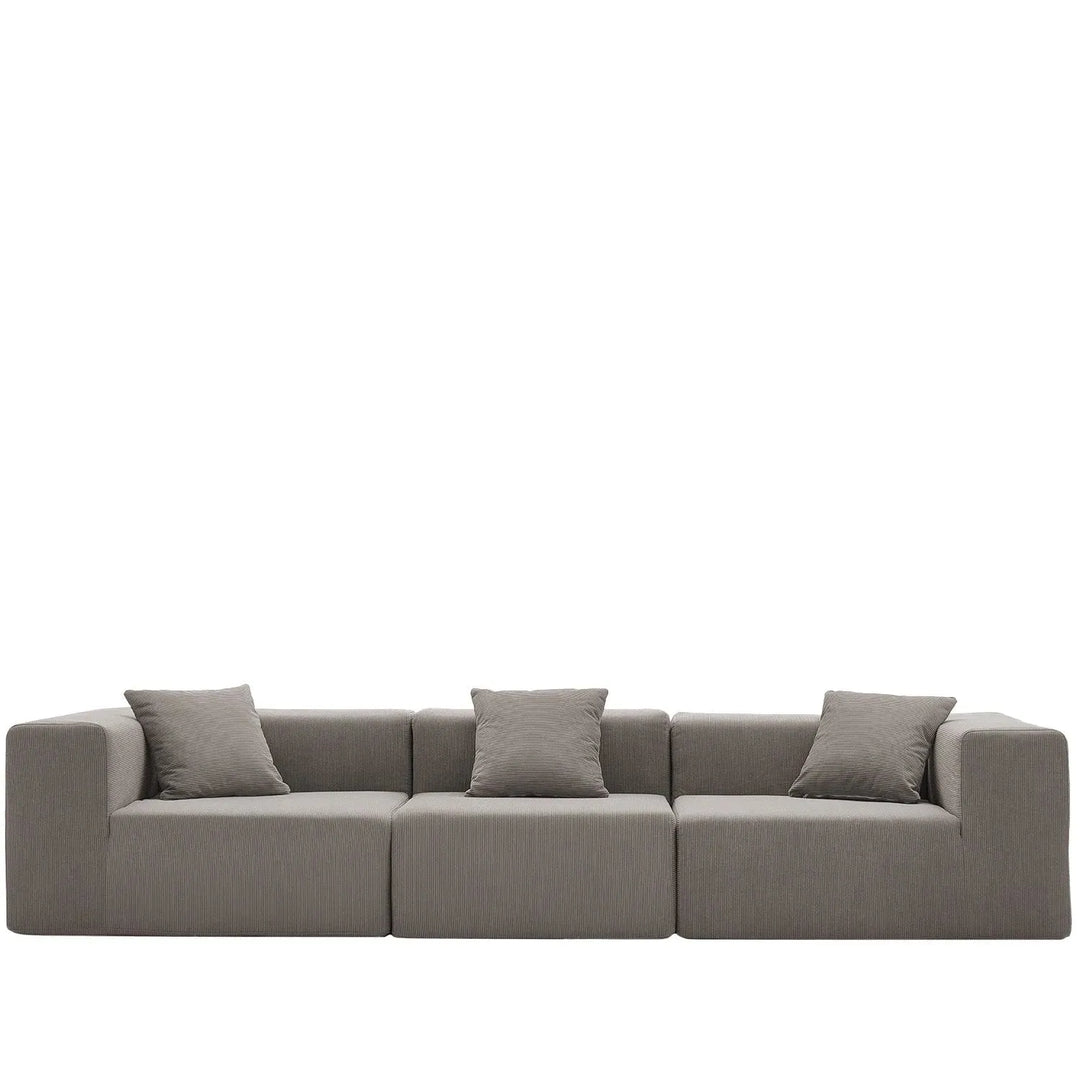 Modern corduroy fabric 4.5 seater sofa compress detail 27.