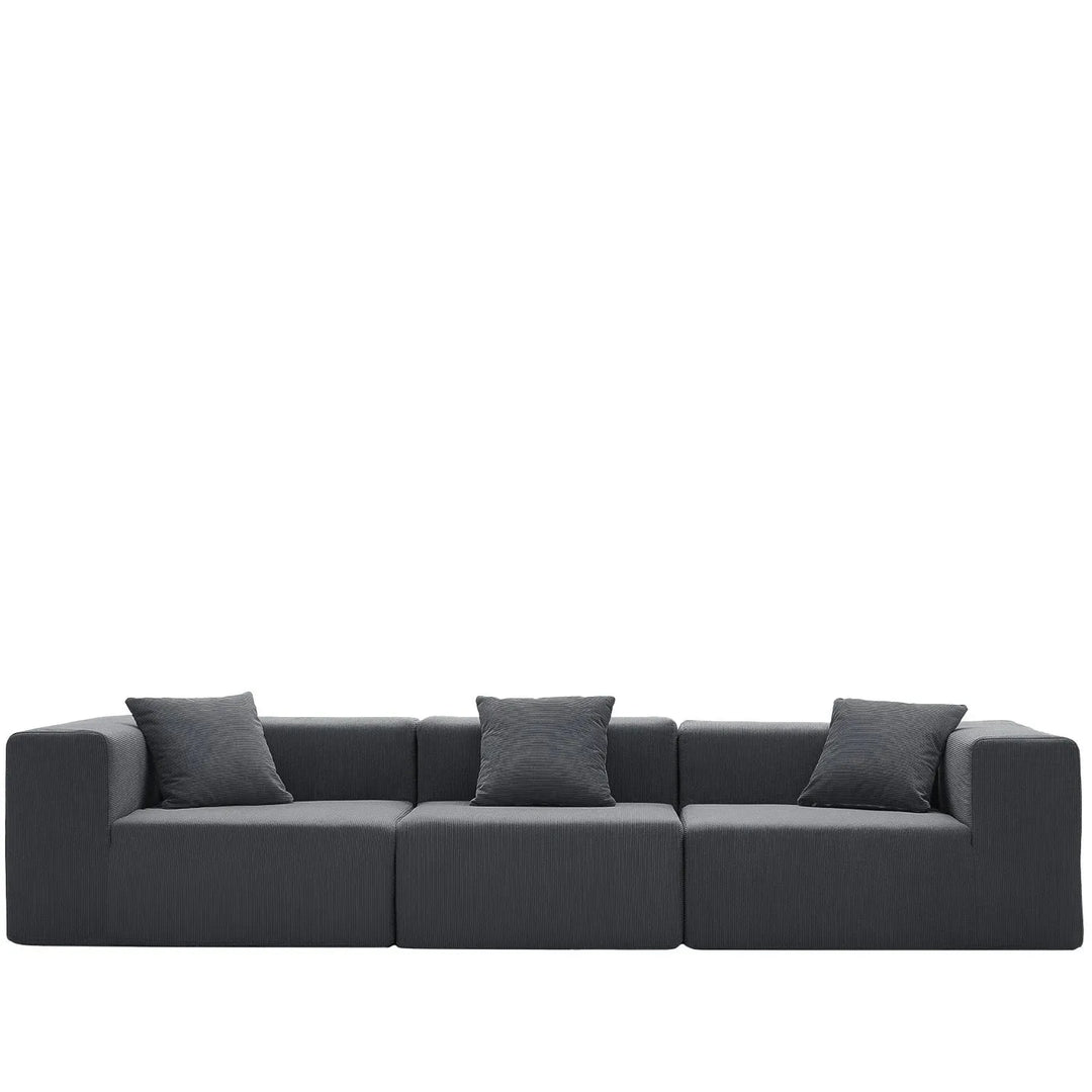 Modern corduroy fabric 4.5 seater sofa compress detail 28.