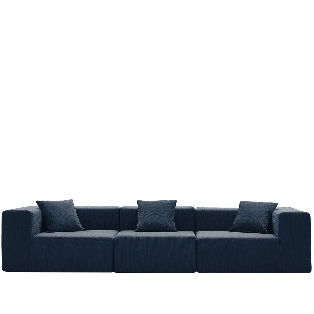 Modern corduroy fabric 4.5 seater sofa compress detail 29.