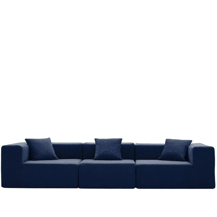 Modern corduroy fabric 4.5 seater sofa compress detail 30.