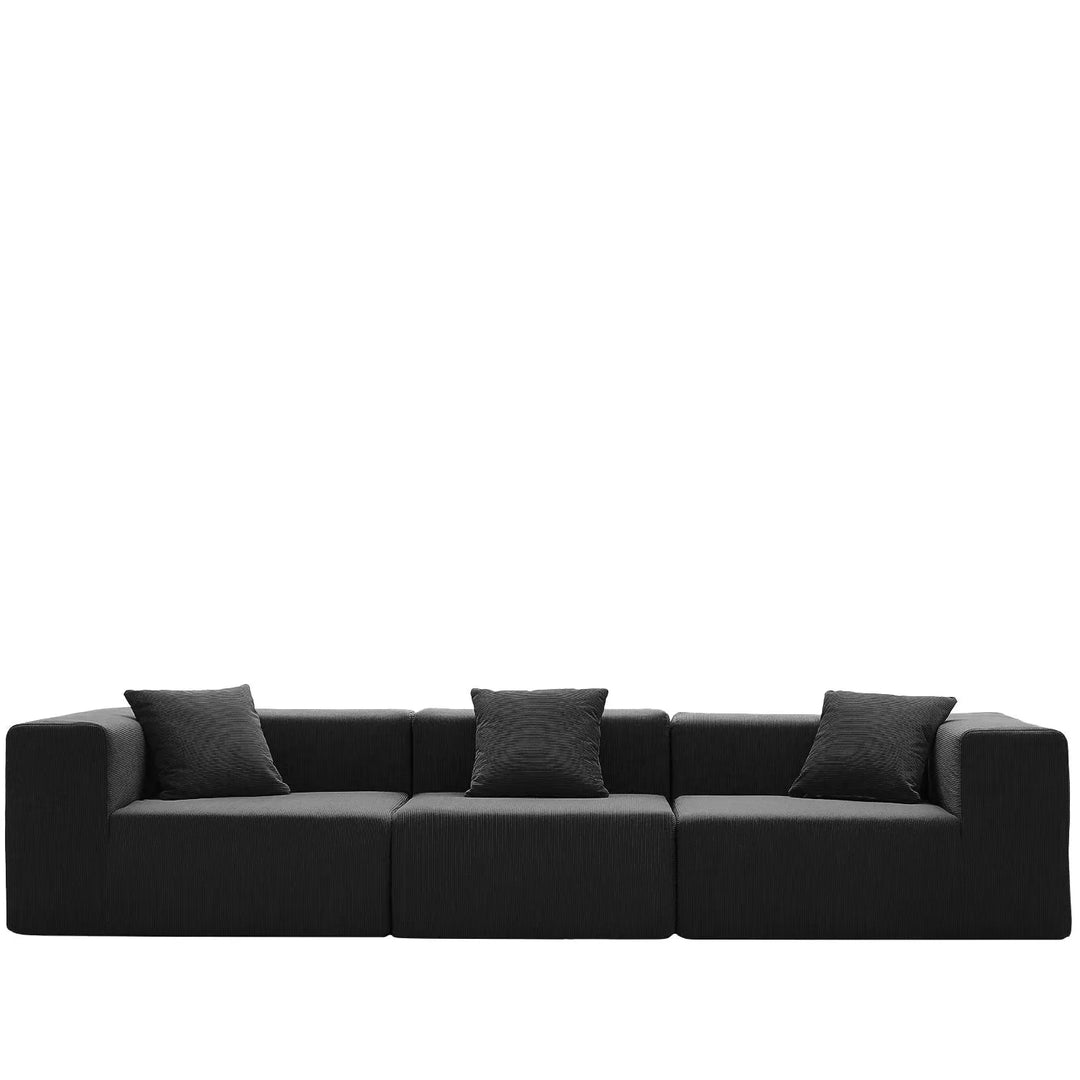 Modern corduroy fabric 4.5 seater sofa compress detail 31.