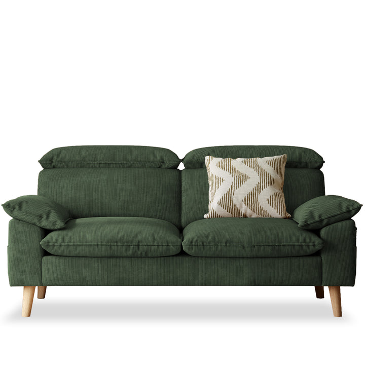 Modern corduroy velvet fabric 2 seater sofa cordy detail 4.