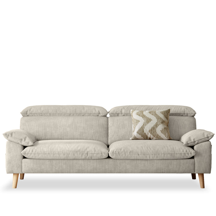 Modern corduroy velvet fabric 3 seater sofa cordy detail 7.