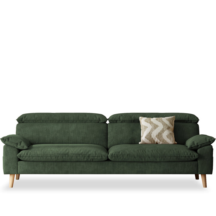 Modern corduroy velvet fabric 4 seater sofa cordy detail 6.