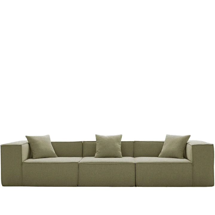 Modern cotton-linen fabric 4.5 seater sofa block detail 14.