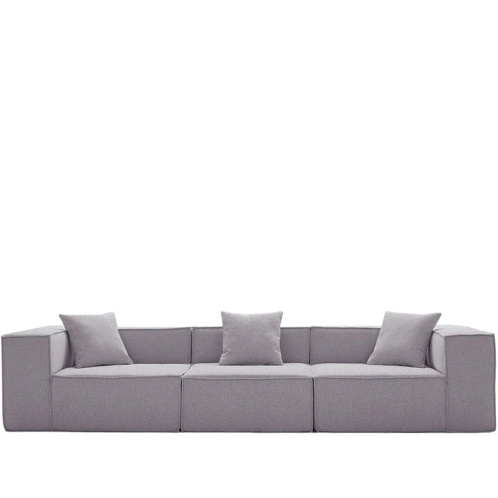 Modern cotton-linen fabric 4.5 seater sofa block detail 17.