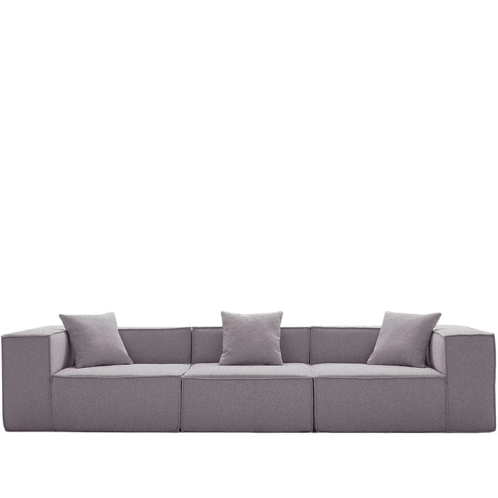 Modern cotton-linen fabric 4.5 seater sofa block detail 18.