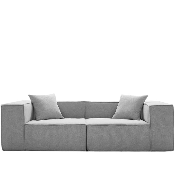 Modern cotton-linen fabric 4.5 seater sofa block detail 26.