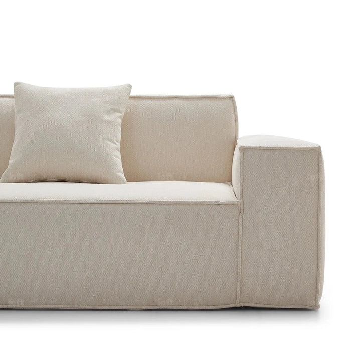 Modern cotton-linen fabric 4.5 seater sofa press layered structure.