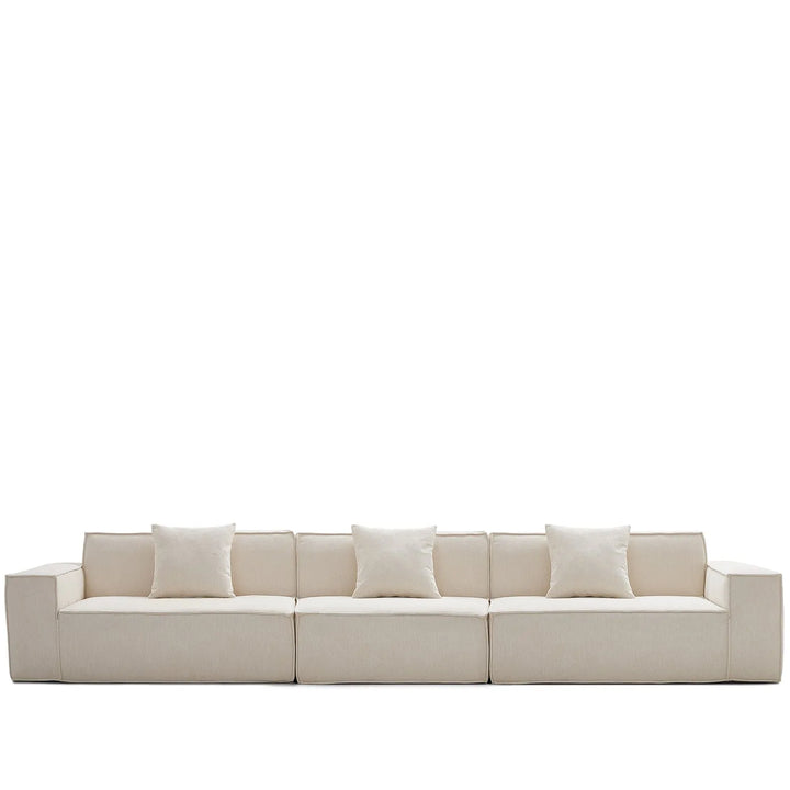 Minimalist Cotton-Linen Fabric 4 Seater Sofa PRESS