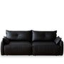 Modern Microfiber Leather Electric Recliner 3 Seater Sofa EVENA