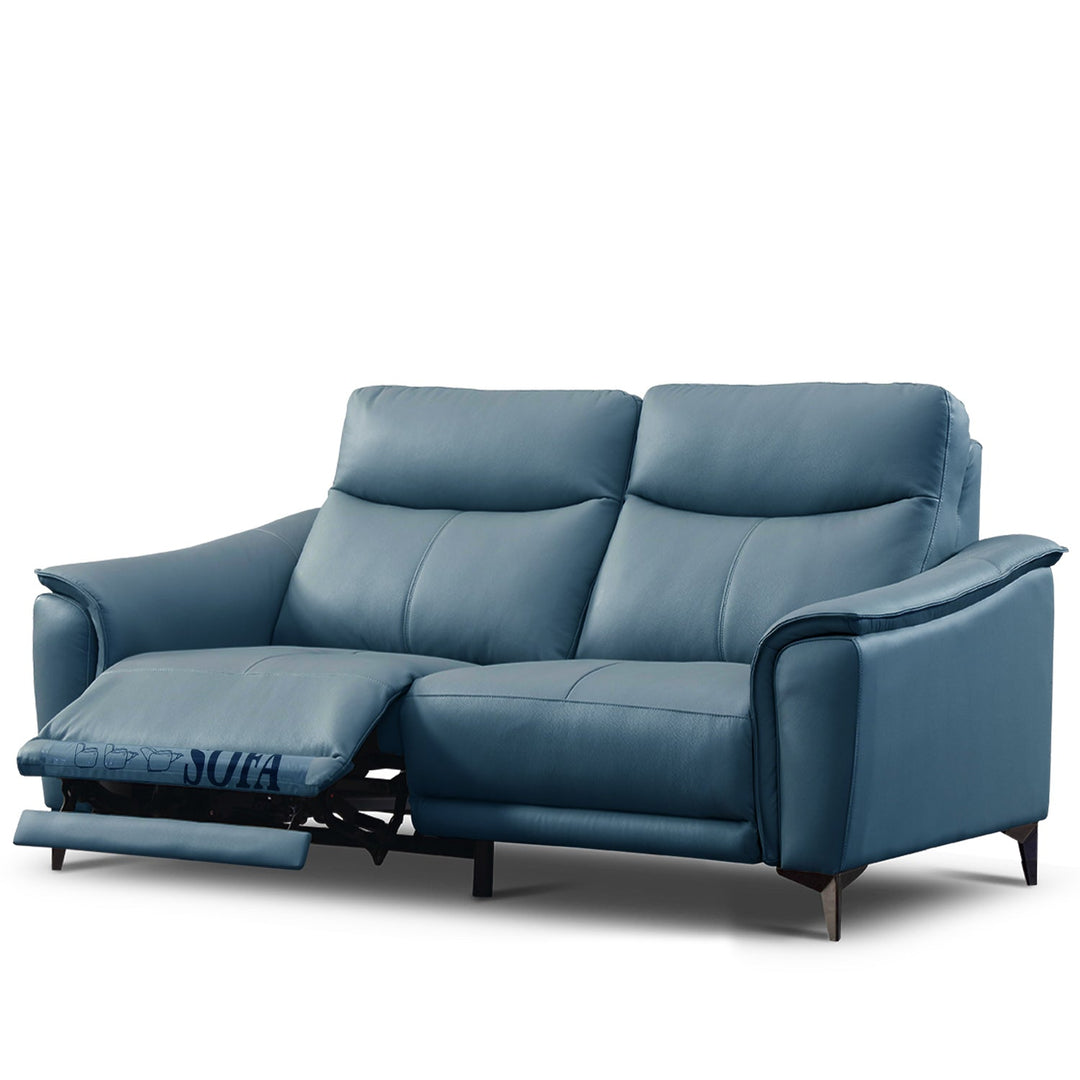 Modern genuine leather electric recliner sofa 2 seater carlos crnceptual design.