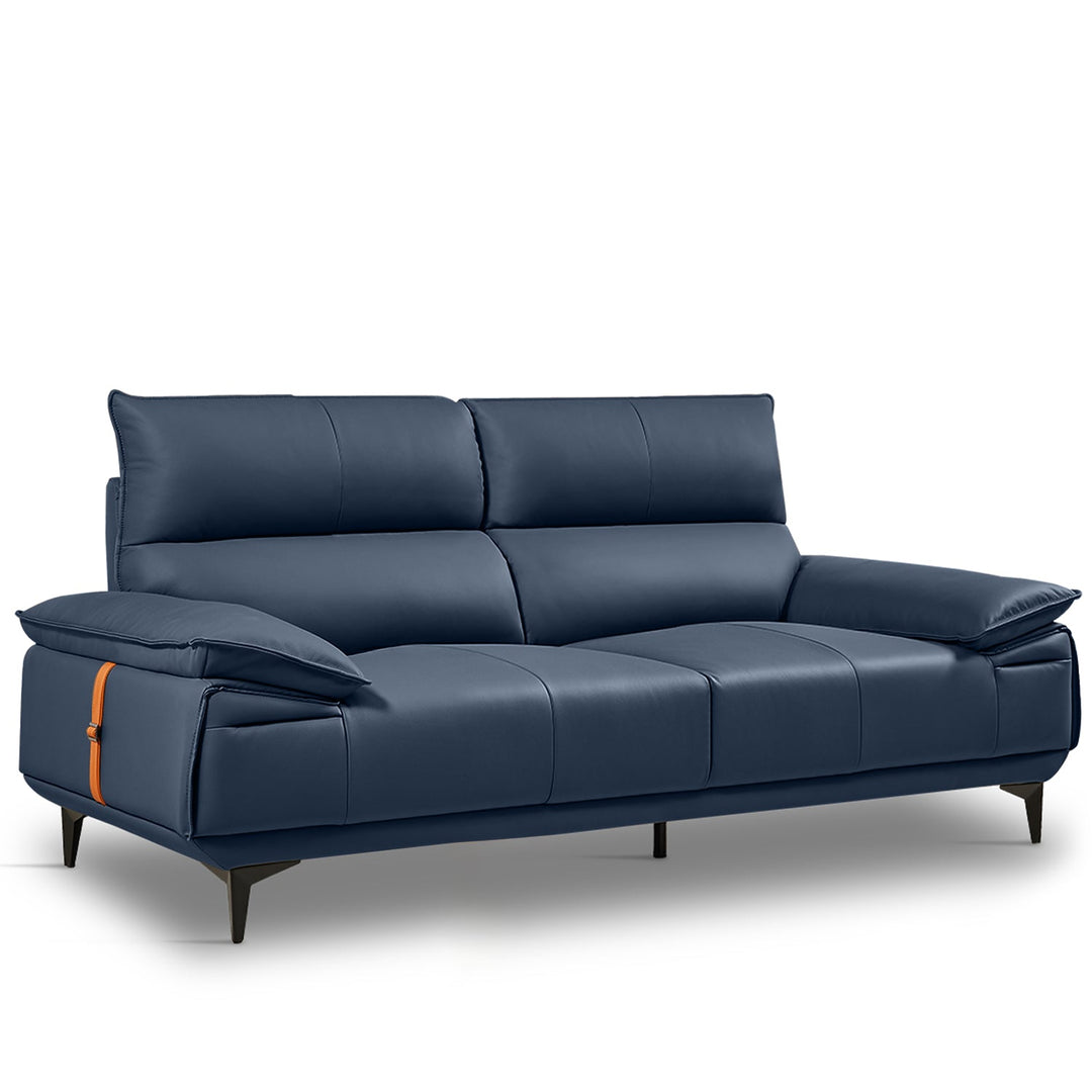 Modern genuine leather sofa 2 seater kuka conceptual design.