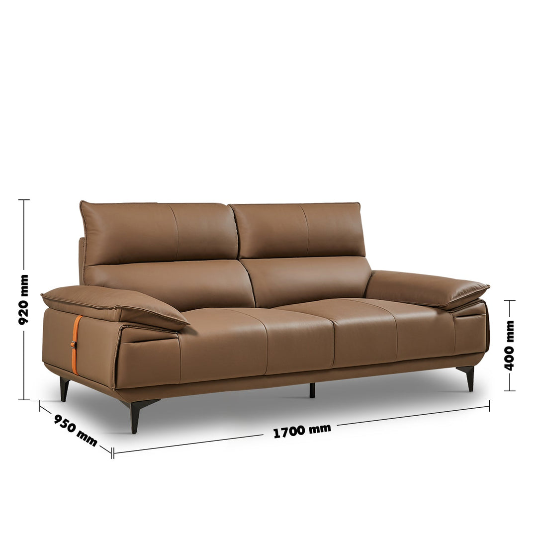 Modern genuine leather sofa 2 seater kuka size charts.