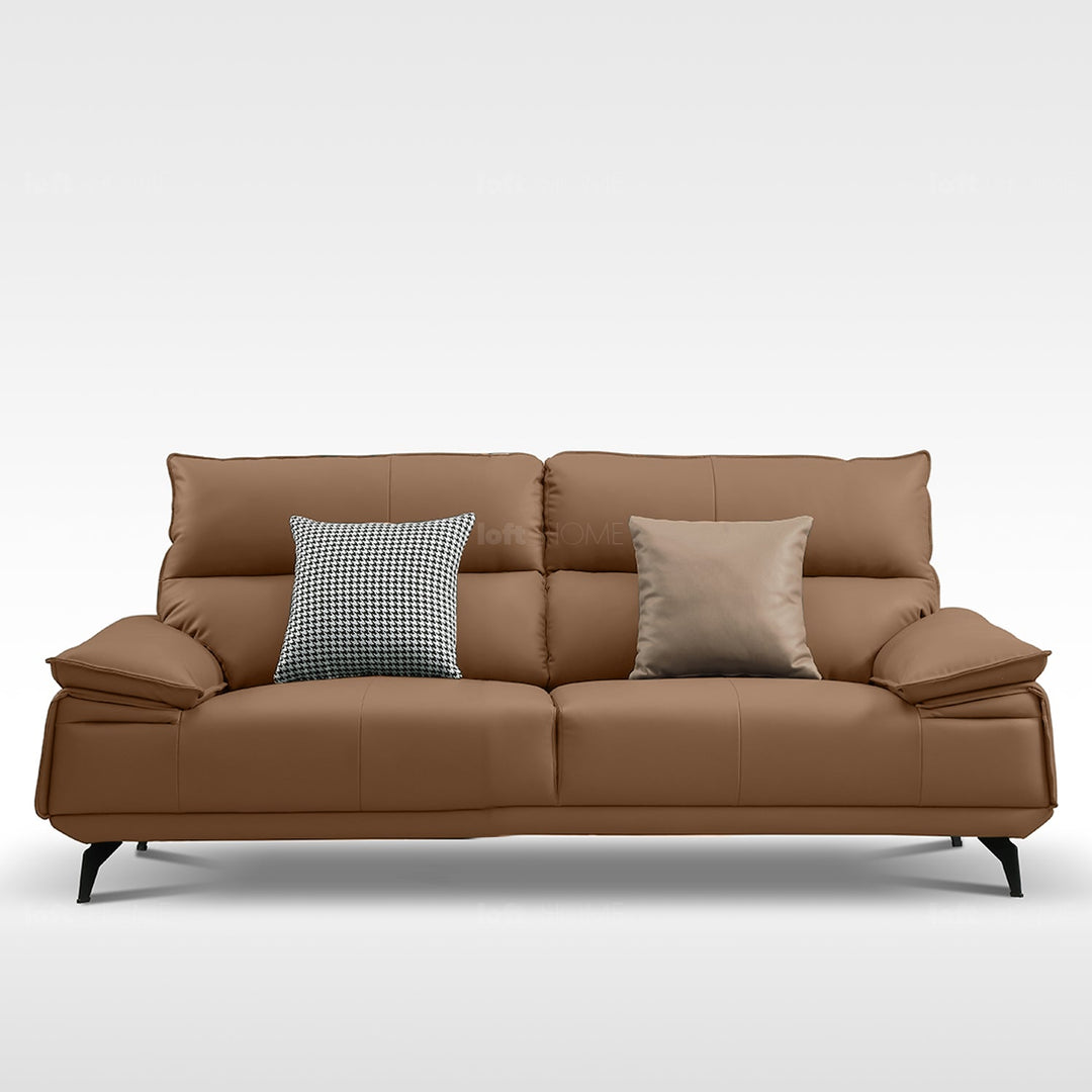 Modern genuine leather sofa 2 seater kuka material variants.