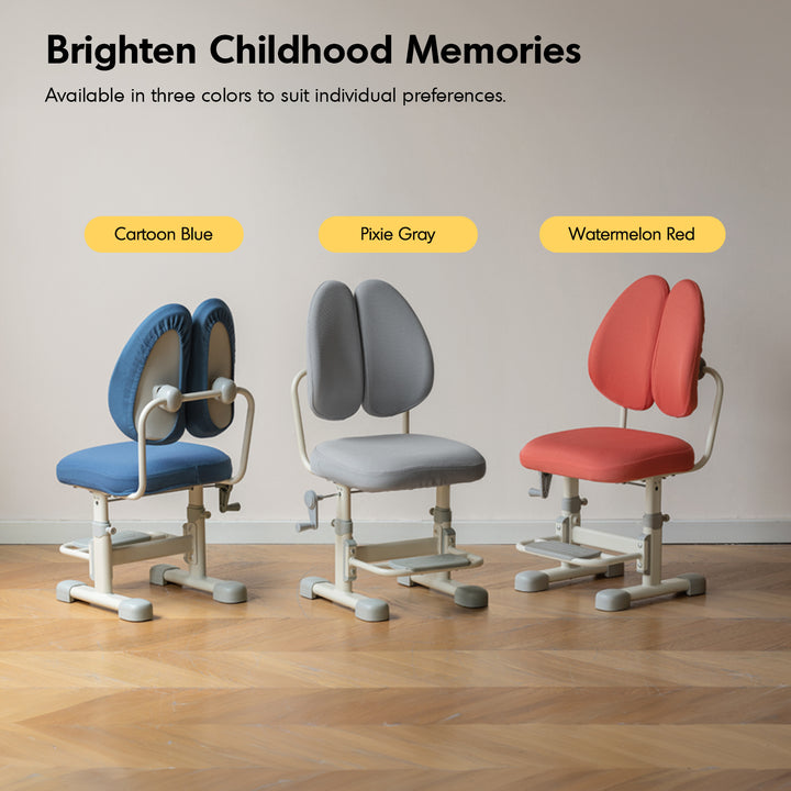 Modern mesh ergonomic kids study chair ergokid detail 4.