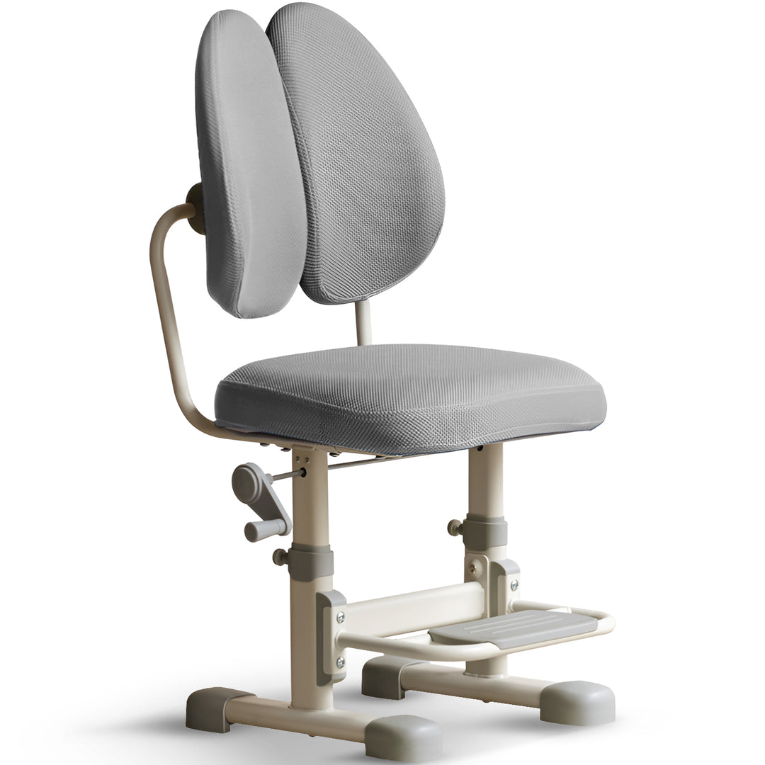 Modern mesh ergonomic kids study chair ergokid in white background.