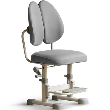 Modern mesh ergonomic kids study chair ergokid in white background.