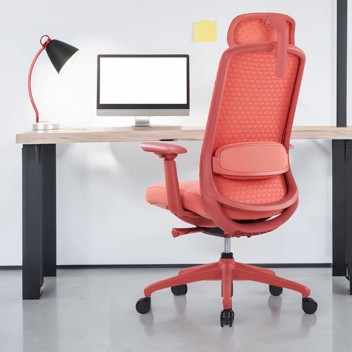 Modern mesh ergonomic office chair ares high primary product view.