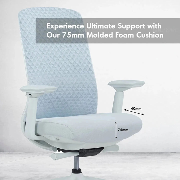 Modern mesh ergonomic office chair ares conceptual design.