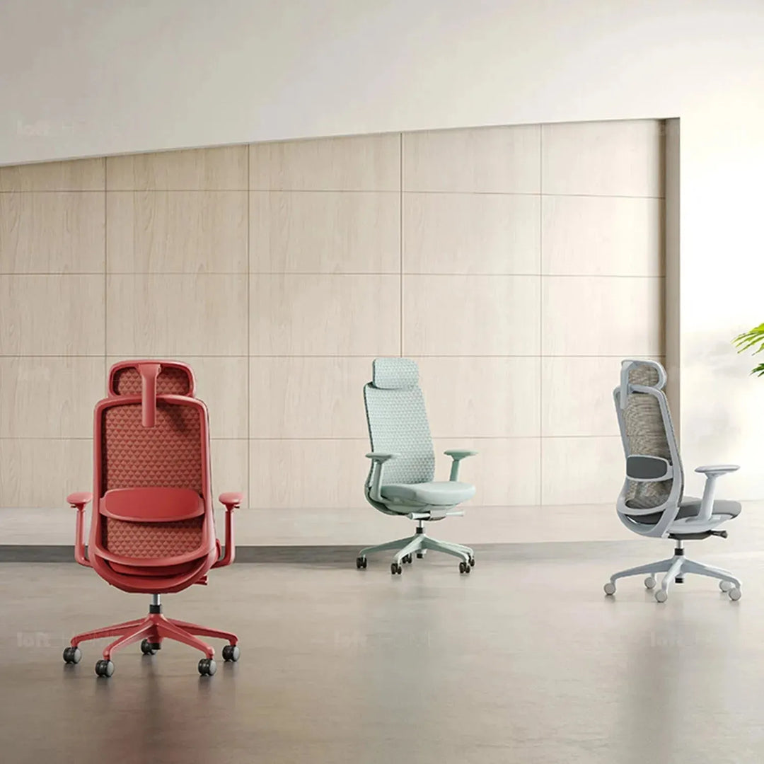 Modern mesh ergonomic office chair ares detail 3.