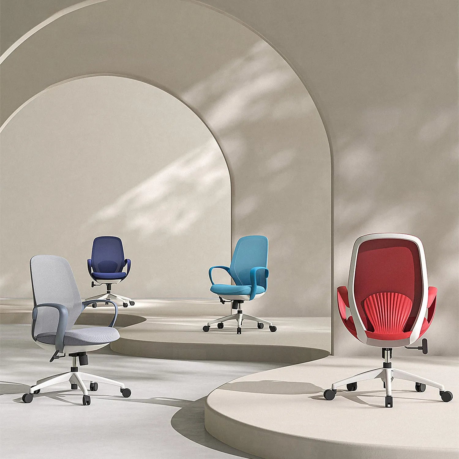 Modern Mesh Ergonomic Office Chair CONCH – LOFT HOME