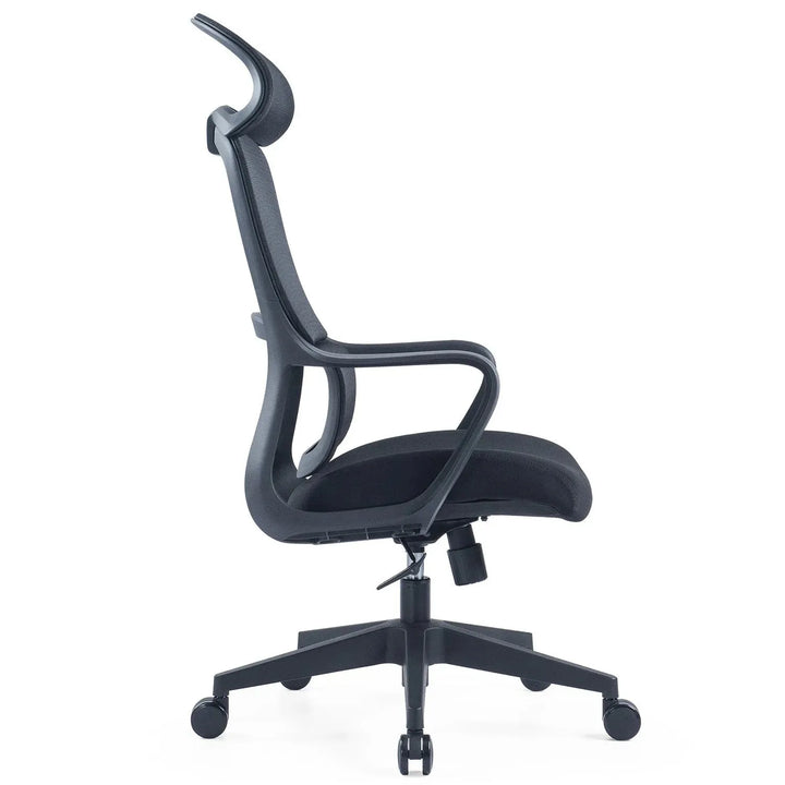 Modern mesh ergonomic office chair with headrest curve detail 18.