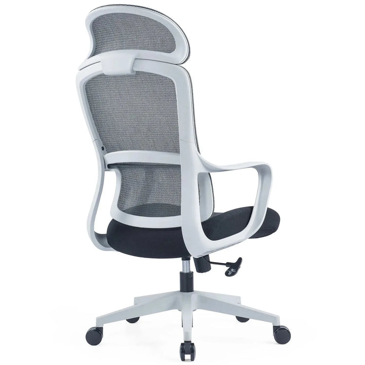 Modern mesh ergonomic office chair with headrest curve detail 21.