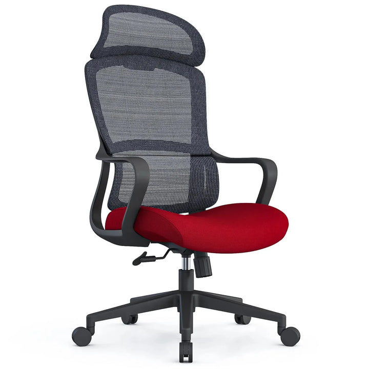 Modern mesh ergonomic office chair with headrest curve detail 27.