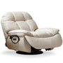 Modern Microfiber Leather Electric Recliner Revolving 1 Seater Sofa LAZYLUX