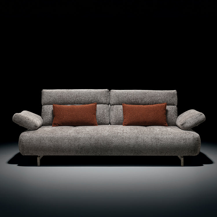Modern Mixed Weave Fabric 3 Seater Sofa FLIP Good to Know Preview-1