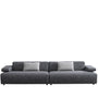 Minimalist Mixed Weave Fabric 4 Seater Sofa TORO